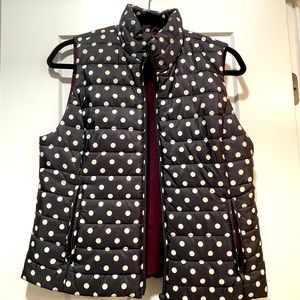 Black Polka Dot Loft Vest